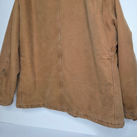 Carhartt C26-211 Sandstone Traditional Arctic Quilt Lined Coat Size 2XL Tall - Picture 14 of 14